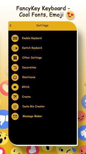 Fancy Fonts & Emoji Keyboard - Cool Fonts Style screenshot 2