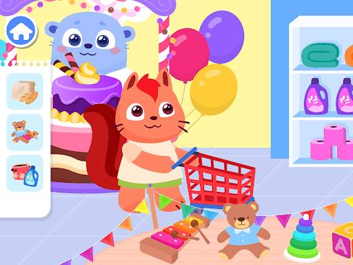 Supermarket Kids Shopping Game screenshot 1