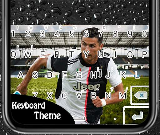 Keyboard of Simple Ronaldo for Free Theme screenshot 1