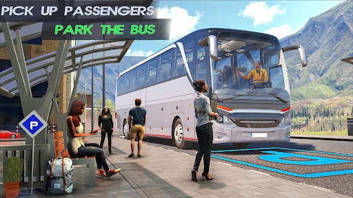 Parking Simulator 3D Bus Games screenshot 1