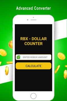 Free Robux Converter & Counter to Roblox screenshot 2