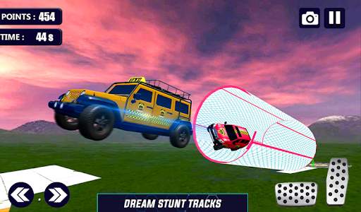 Prado Taxi Car Impossible Tracks Crazy Car Stunts screenshot 8