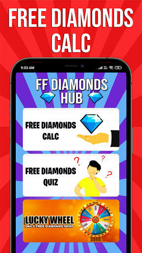 Free Diamonds Spin & Elite Pass Calc For Free Fire screenshot 1