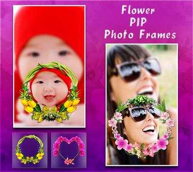 Flower PIP Photo frames screenshot 7