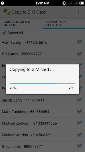 Copy to SIM Card(Ads Free) screenshot 4