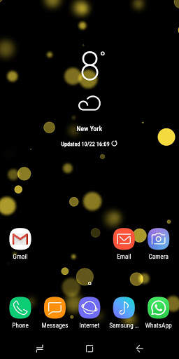 Amoled Particles Live Wallpaper Parallax screenshot 5