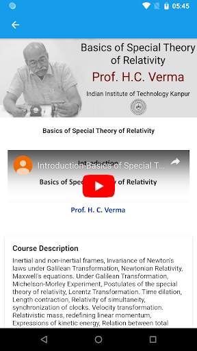 Courses by Prof. H. C. Verma screenshot 2