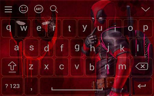 Keyboard DeadpOol Free Font 2020 screenshot 1