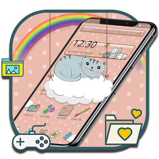 Lovely Cute Cat Theme icon