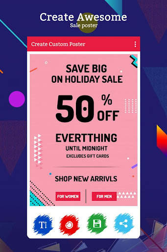 Poster Maker free,Ads Page Designer,Flyer Designer 5 تصوير الشاشة