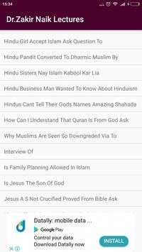 Zakir Naik Lectures screenshot 2