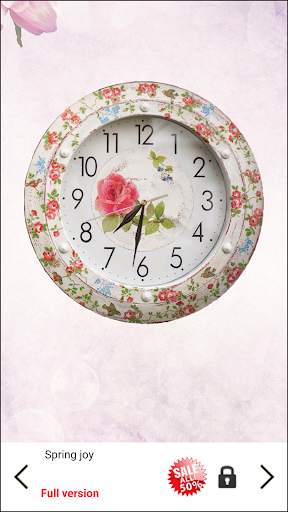 Shabby Chic Clocks Live Wallpaper screenshot 4