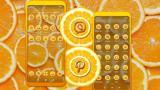 Orange Slice Theme Launcher screenshot 4