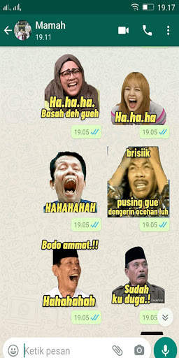 Stiker WA Lucu Kocak Keren screenshot 3