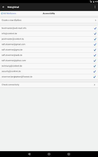 Web@Mail - Cloud based Mail ! screenshot 24