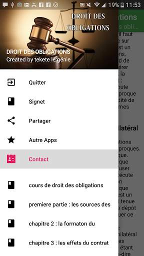 Droit des Obligations screenshot 1