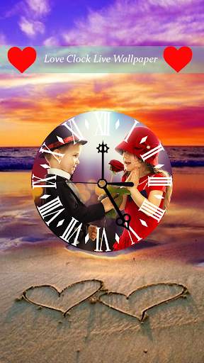 Love Clock Live Wallpaper - Analog Clock screenshot 5