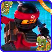 The Ninja go VS Zombie logo