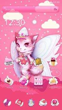 taffy Angel cat Theme screenshot 4