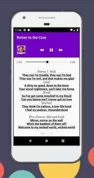 All song Descendants 3   lyrics screenshot 4