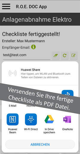 R.O.E. DOC App screenshot 3