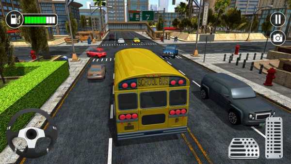 Virtual Kid High School Bus Driving simulator 2018 screenshot 10