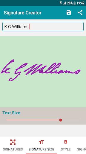Signature Creator Auto screenshot 4