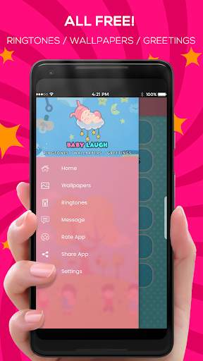 Baby Laughing Ringtone Cute Baby Laugh Sounds App 7 تصوير الشاشة
