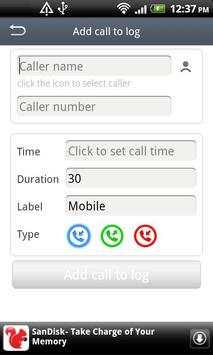 Call Log Master 2 تصوير الشاشة