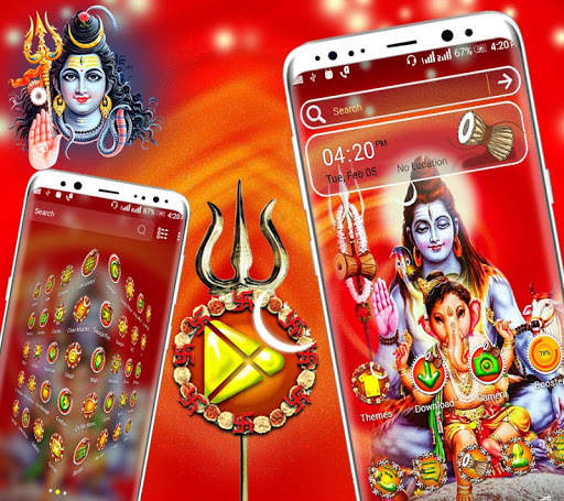Shiva and Ganehsa Launcher Theme screenshot 2