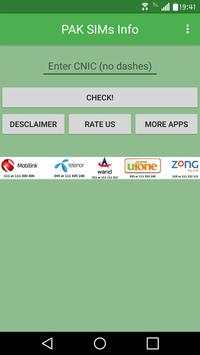 Pakistan CNIC SIMS CHECKER screenshot 1