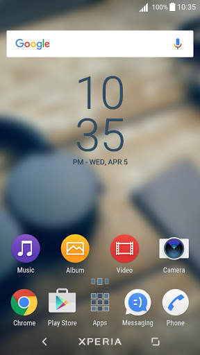 make.believe - XPERIA Theme screenshot 2