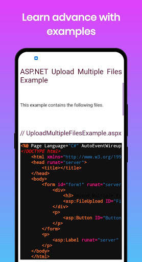 Learn ASP.NET скриншот 7