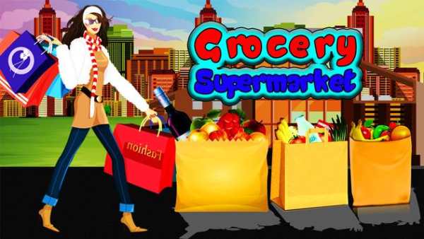Grocery Shop Cashier - shopping game for kids screenshot 11