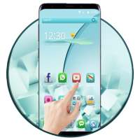 Parallel World Minimalist Blue Ice Cube Theme on 9Apps