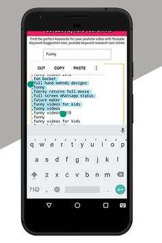 Keyword Suggestion Tool For YouTube screenshot 3