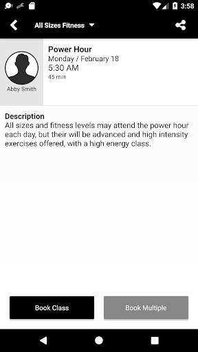 All Sizes Fitness screenshot 4