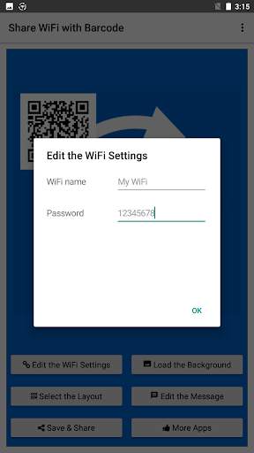 Share WiFi with Barcode screenshot 2