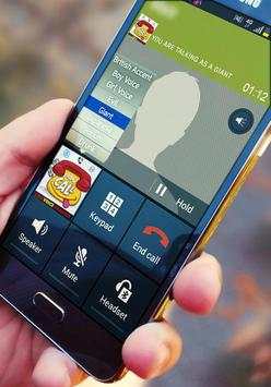 Voice changer during call screenshot 1