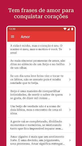 Frases e Mensagens de Amor screenshot 2