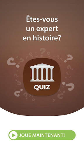 Jeux de Quiz Histoire du Monde screenshot 1