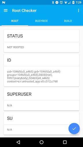 Root Checker screenshot 2