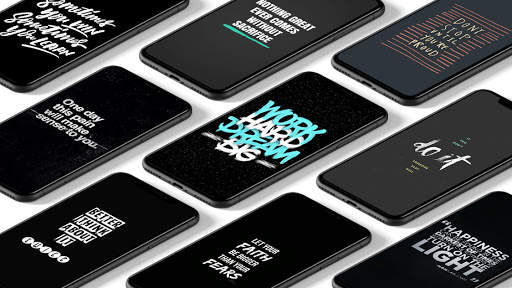 Black Quotes Wallpaper screenshot 1