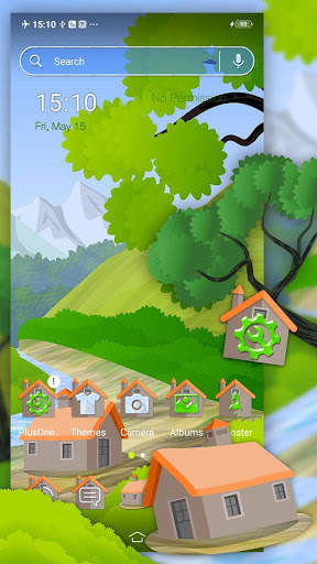 Nature Green House Launcher Theme screenshot 1