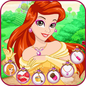 Pretty princess makeover icon