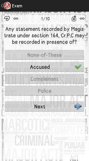 PEP-App Prosecutor Exam Preparation Application screenshot 3