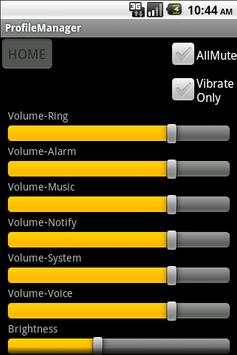 Phone Profile Manager Lite screenshot 2