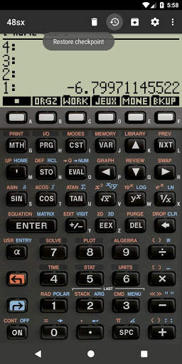48sx : a vintage RPN calculator 5 تصوير الشاشة