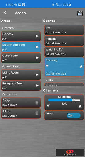 iLight Remote screenshot 2