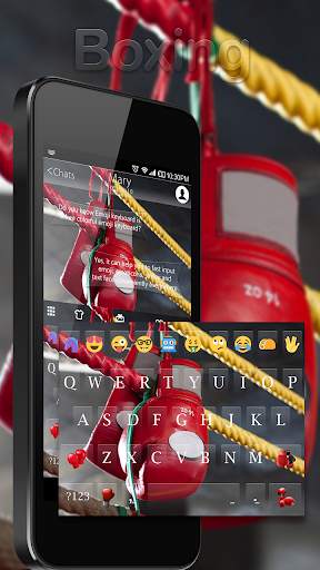 Fist Fight Emoji Keyboard Skin screenshot 6